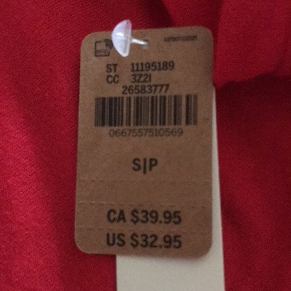 NWT Victoria’s Secret PINK Red Logo T Shirt w/ Sequins - Size S - Picture 3 of 3